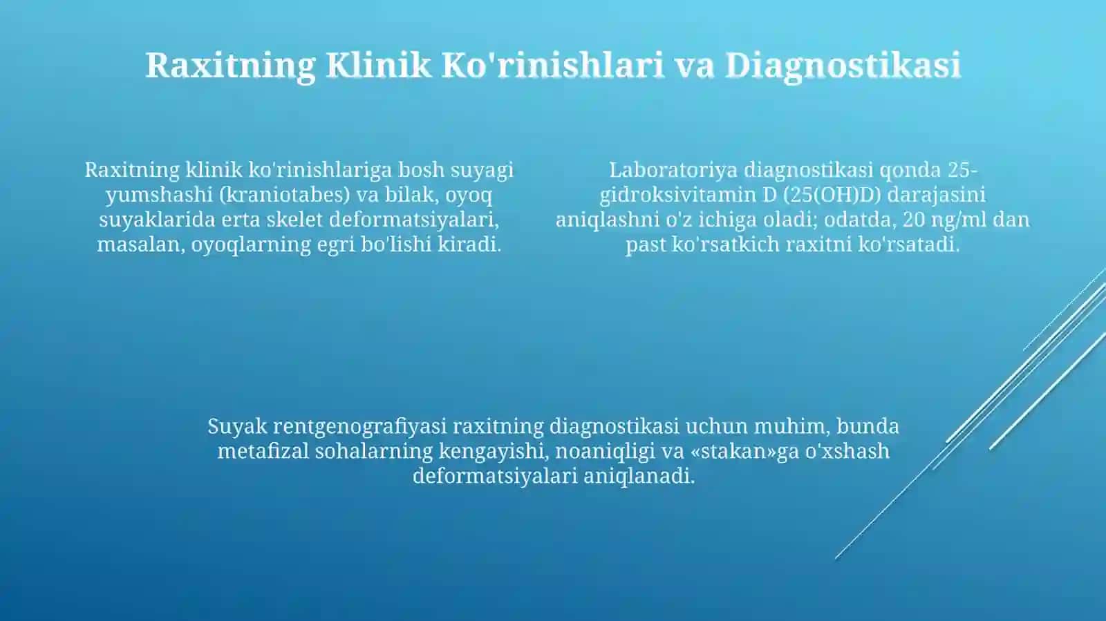 Raxit va Raxitga O'xshash Kasalliklar 4