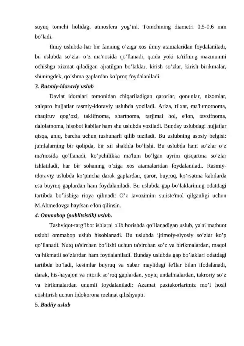 ADABIY NUTQ VA UNING USLUBLARI 4
