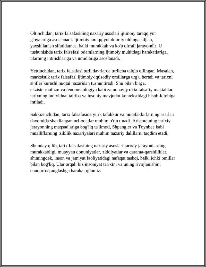 TARIX FALSAFASI 4