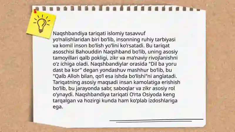 Tasavvufda komil inson qarashlari va tariqatlari 4