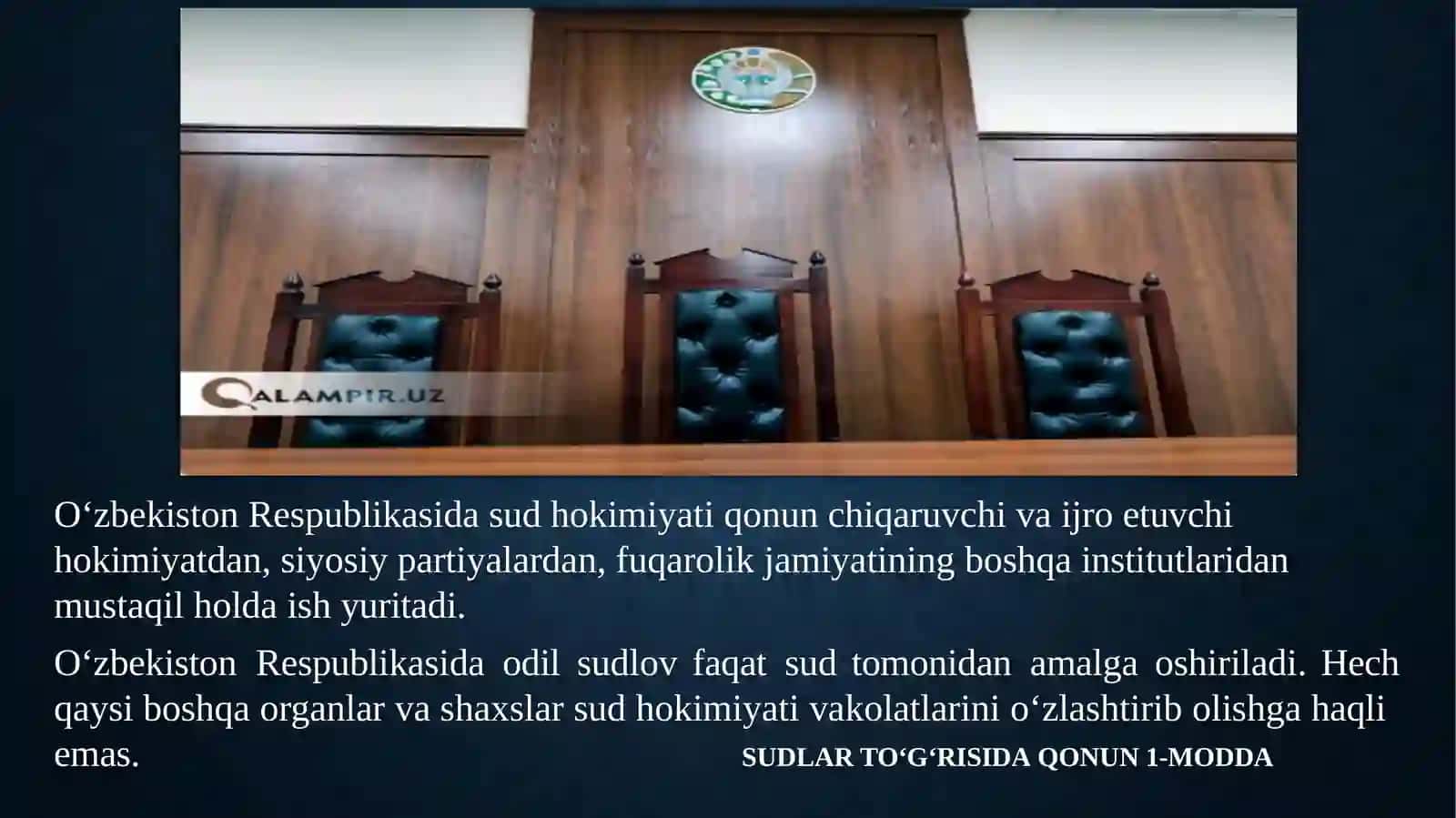 O‘ZBEKISTONRESPUBLIKASININGSUDHOKIMIYATI 4