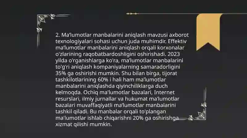 Data mining va maʼlumotlar bazasi integratsiya 4
