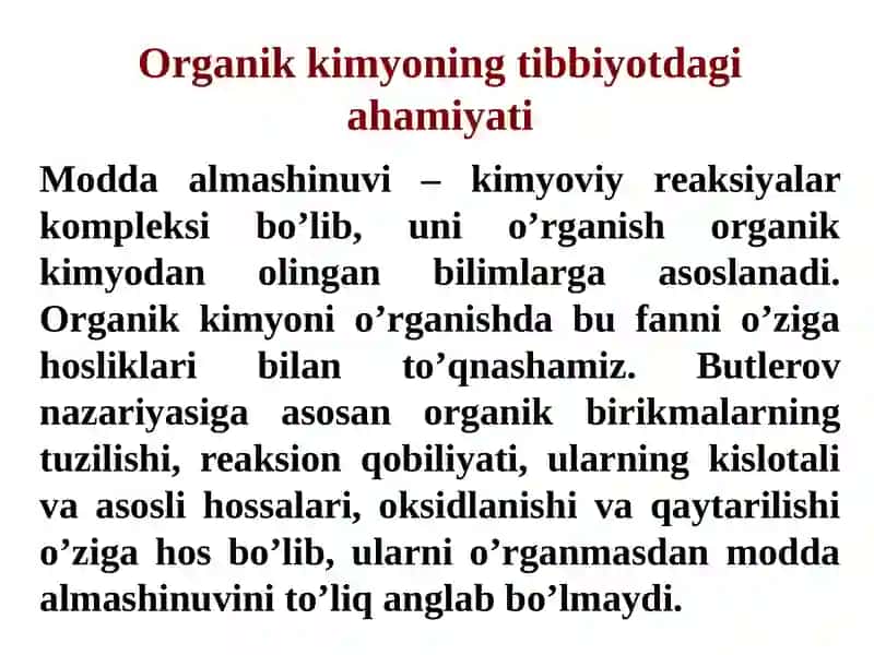 Organik kimyoga kirish. Poli-, geterofunksional birikmalar 4