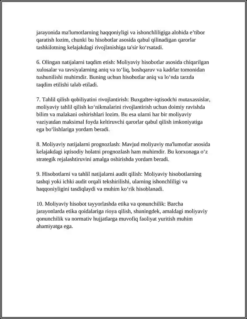 BUXGALTER-IQTISODCHI MUTAXASSISNING AKADEMIK VA KASBIY KO‘NIKMALARI 4