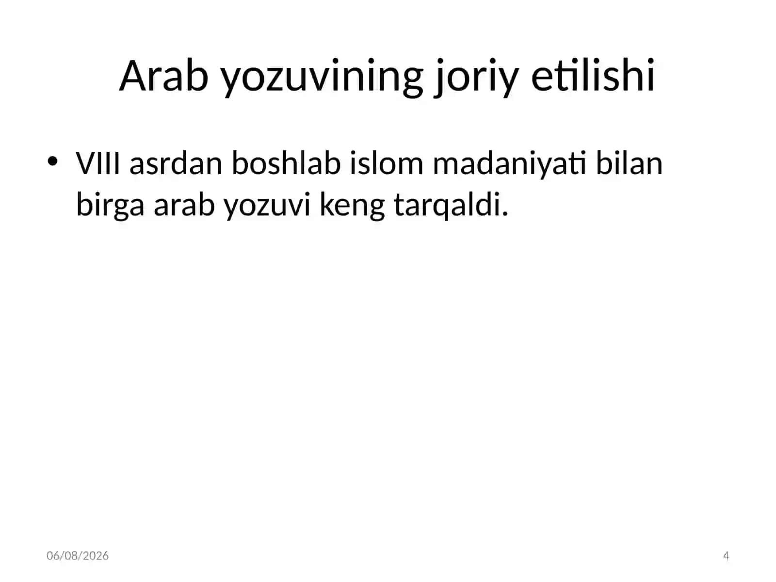 O‘zbek alifbosi tarixi 4