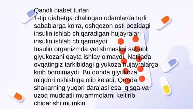 Qandli Diabet yoki Qand Kasalligi 4