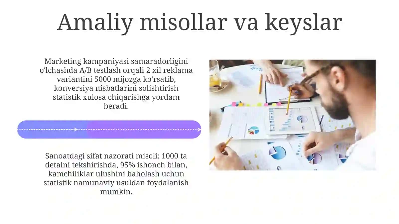 Statistik kuzatuv metodologiyasi 4