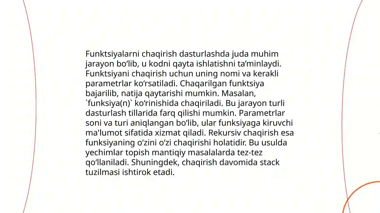 C ++da dasturlash tilida funksiyami 4