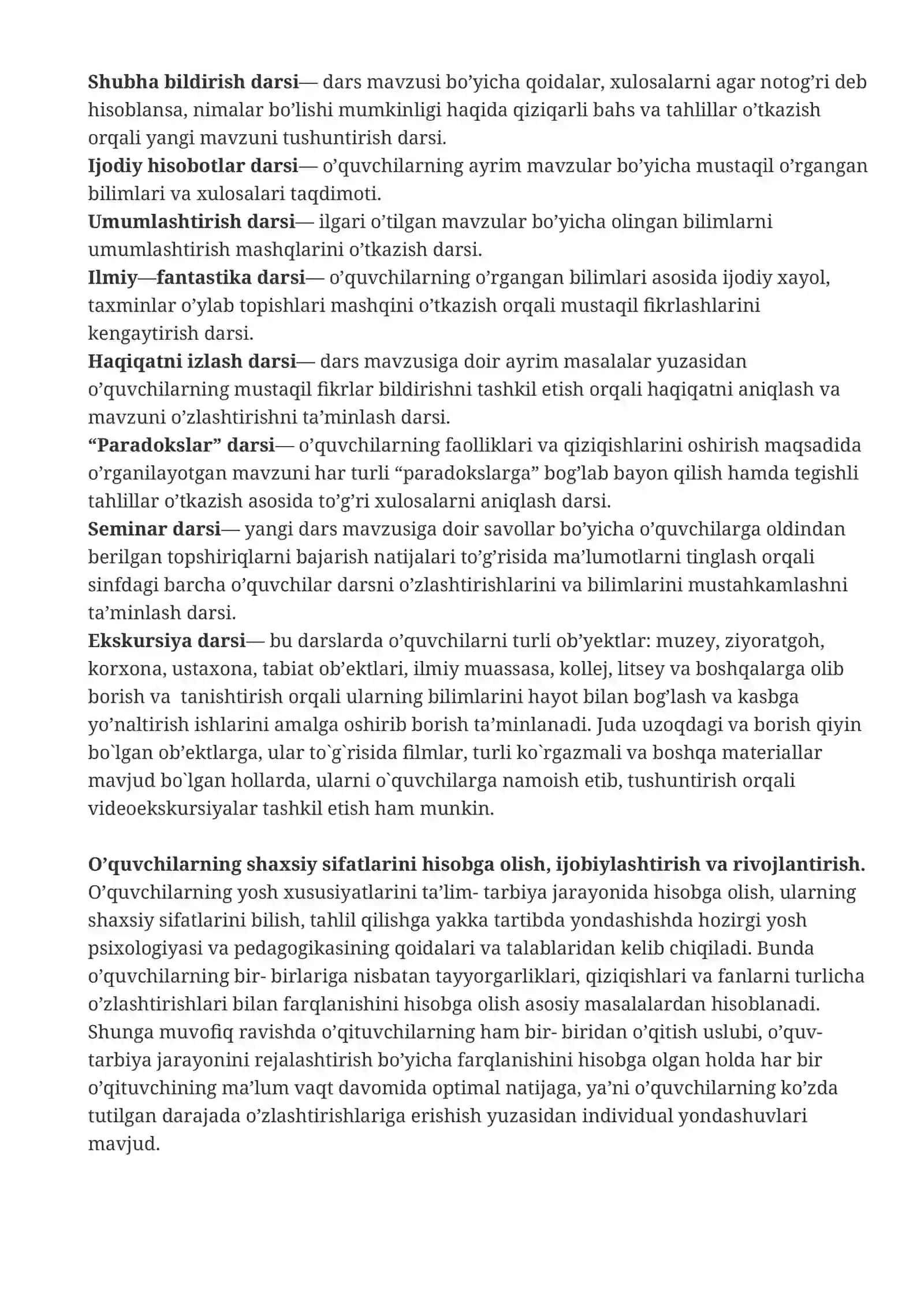 O’quvchi shaxsiga yo’naltirilgan ta’lim 4