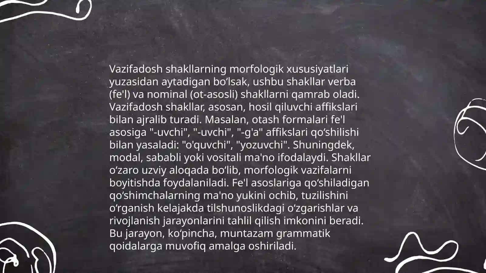 Fe'lning vazifadosh shakllari 4