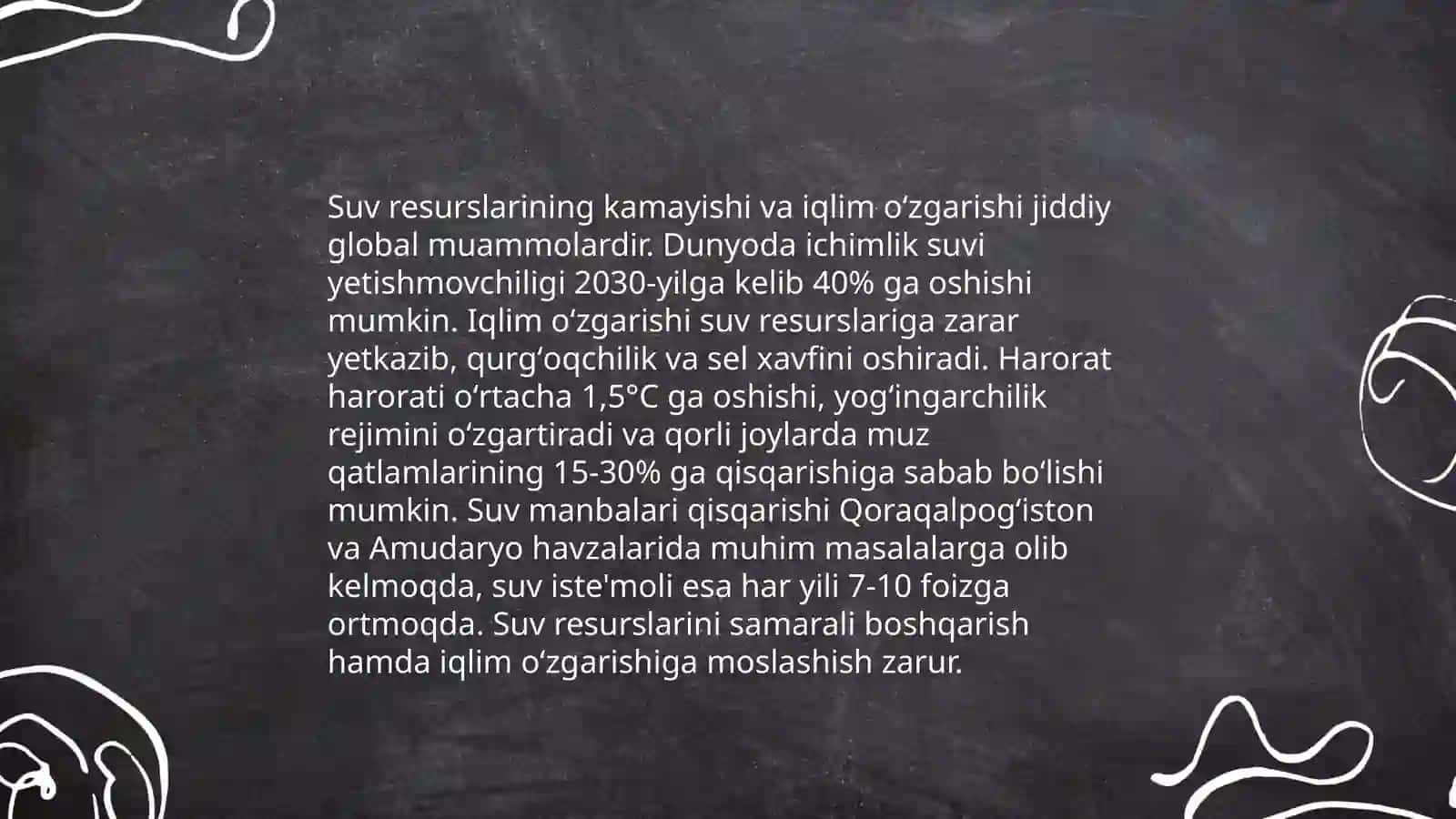 İqlim õzgarishi oqibatlari 4