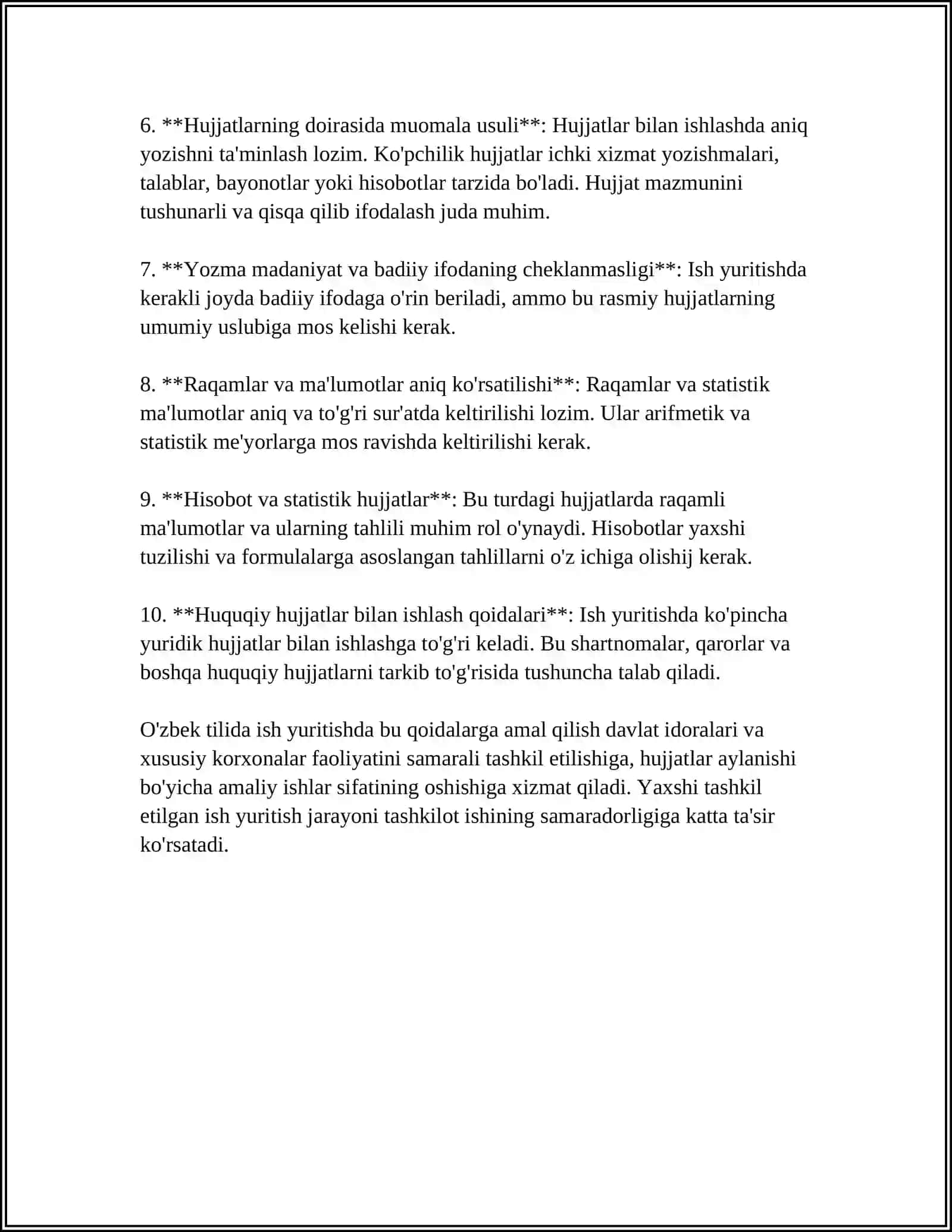 DAVLAT TILIDA ISH YURITISH 4