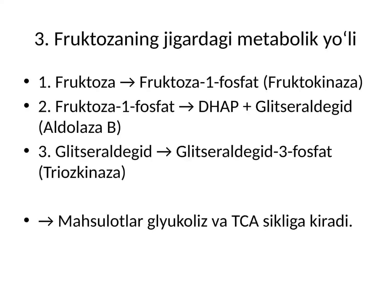 Fruktoza metabolizmi 4