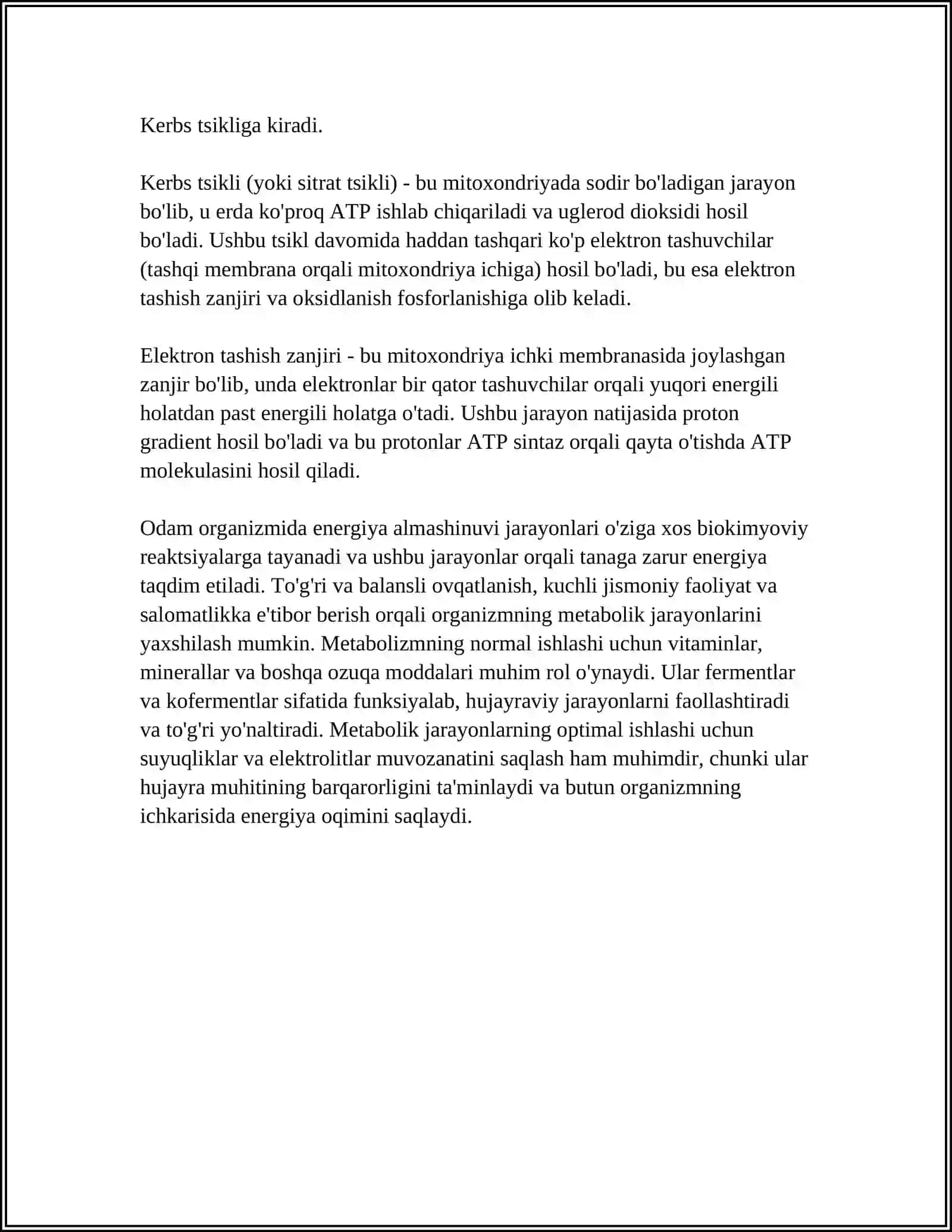 ODAM ORGANIZMIDA MODDALAR ALMASHINUVI JARAYONINING BIOKIMYOSI 4