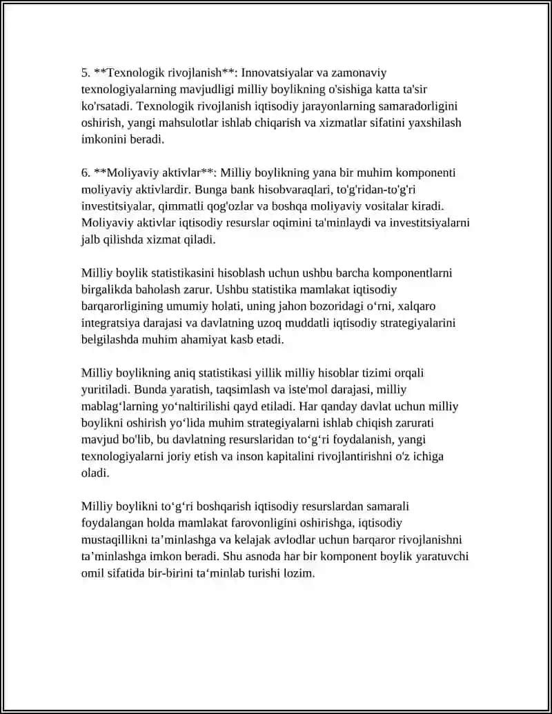 MILLIY BOYLIK STATISTIKASI 4