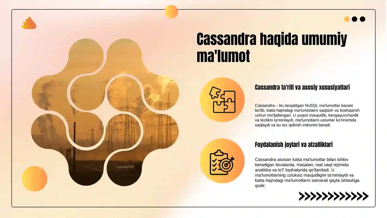 NoSQL ma'lumotlar bazalari: MongoDB va Cassandra 4