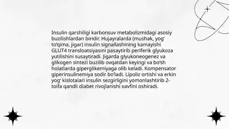 Qandli diabet va uning asoratlari 4