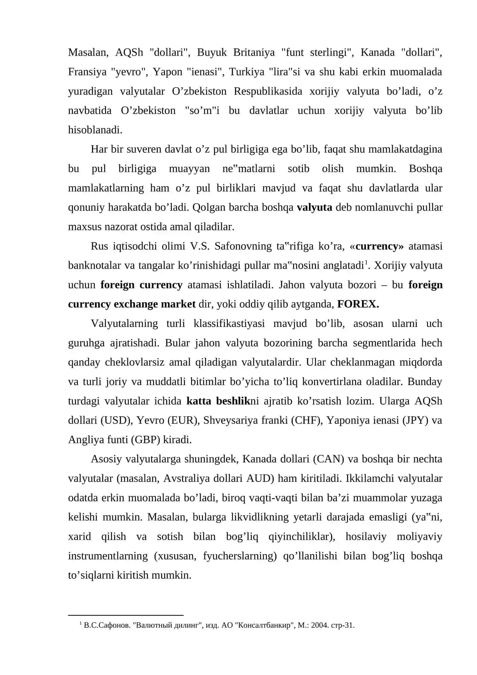 Valyuta tizimi va tashkilotlari 4