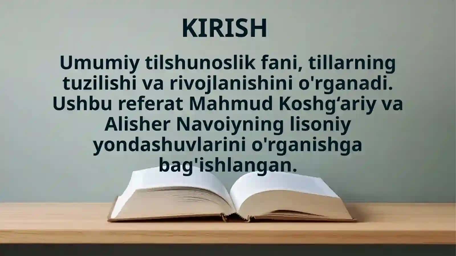 UMUMİY TILSHUNOSLIK FANİDANTAYYORLAGAN TAQDIMOTİ 4