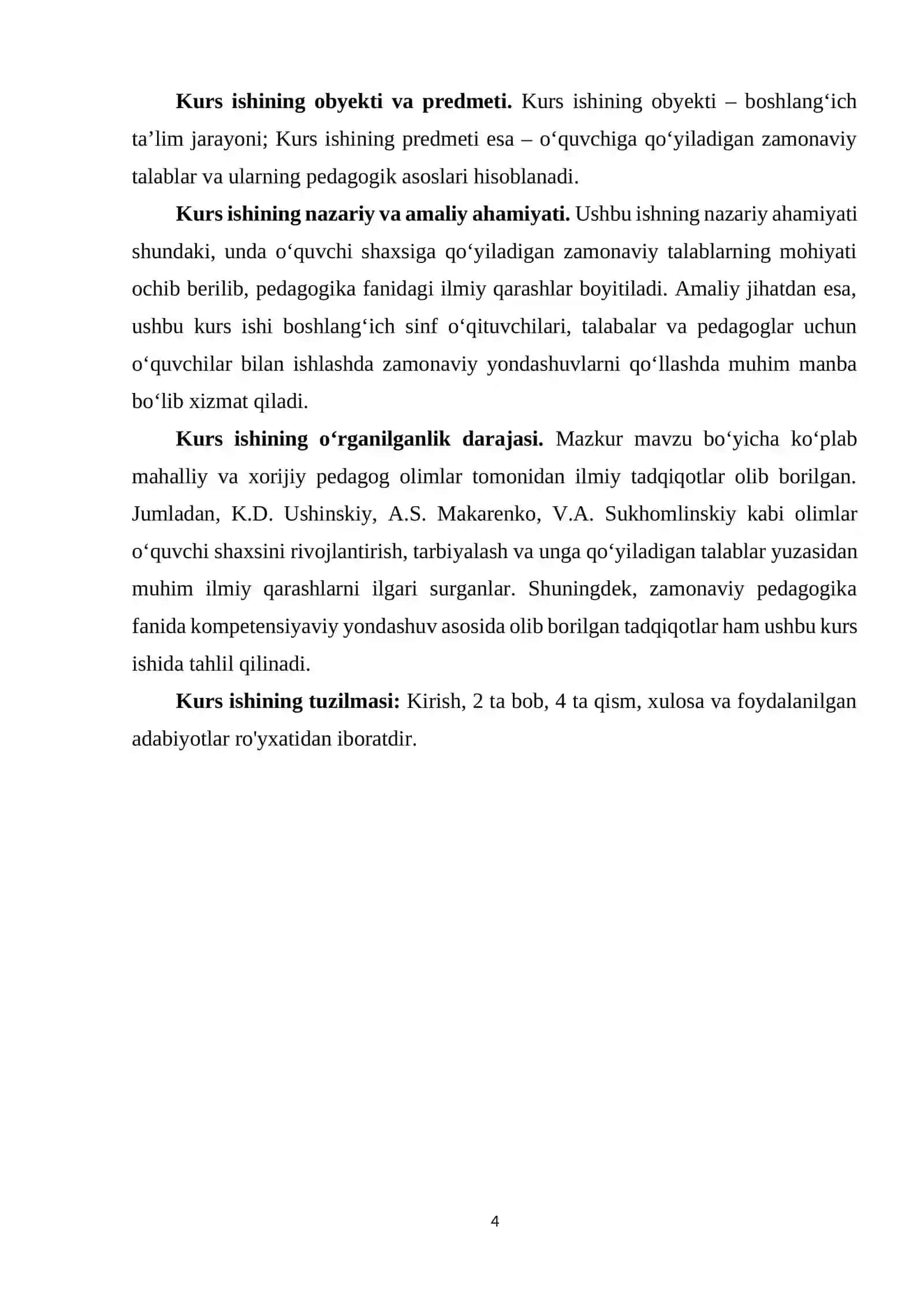 O‘quvchiga qo‘yiladigan zamonaviy talablar 4