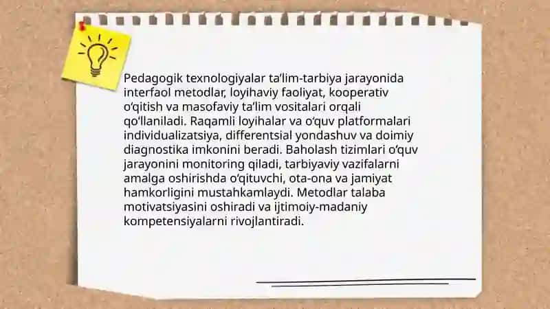 Tarbiya texnologiyalari 4
