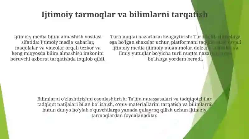Zamonaviy Bilimlarni Egallash 4