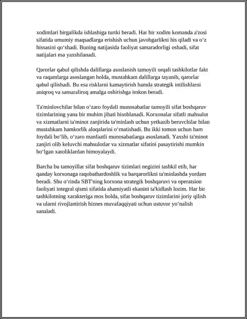 Sifat boshqaruv tizimlari 4