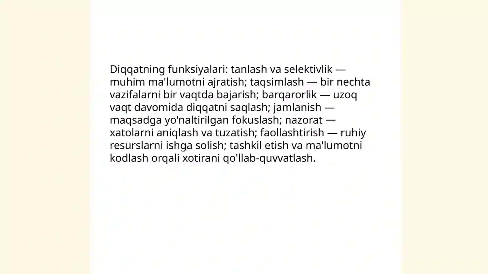 Diqqat va uning turlari 4