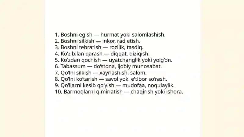 Nutqli va nutqsiz muomala 4