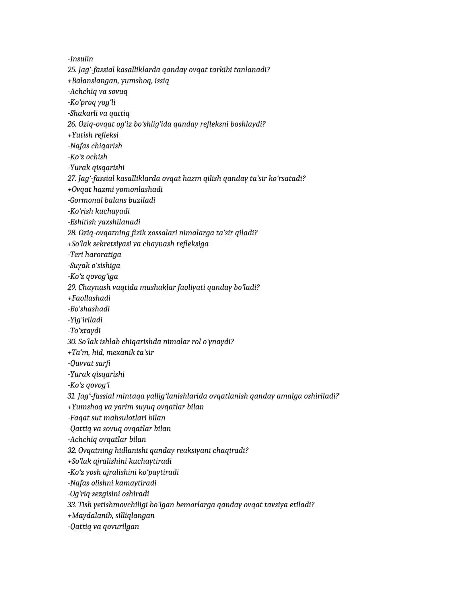 Og‘iz bo‘shlig‘i retseptorlari 4