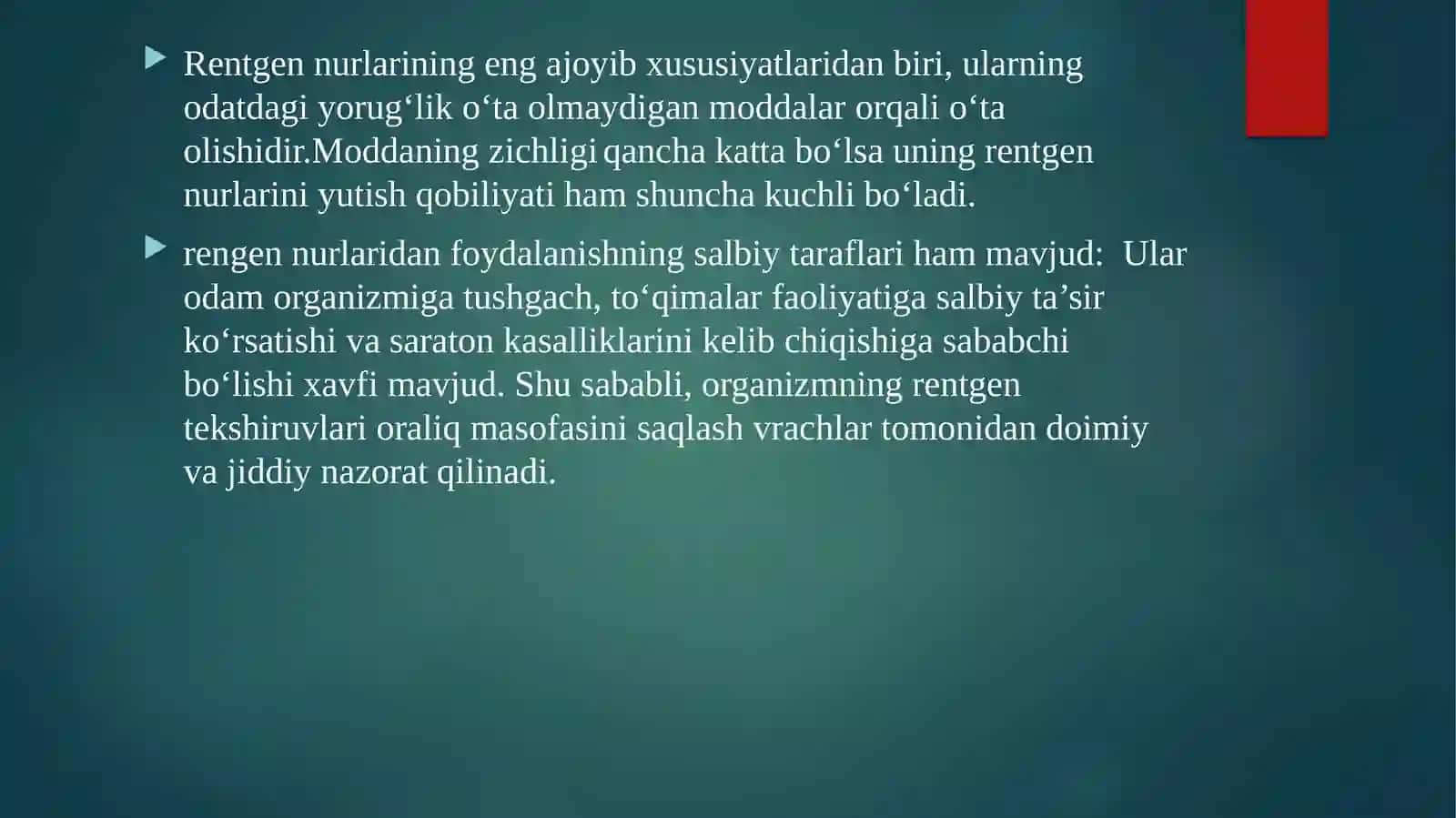 Zamonaviy raqamli rentgen qurilmalari va ularning tibbiyotdagi o’rni 4