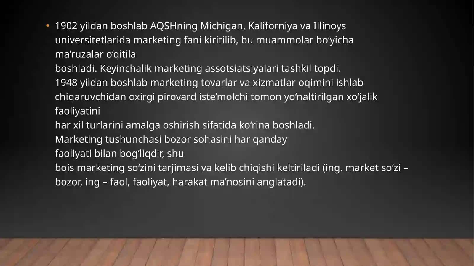 Marketing mohiyati 4