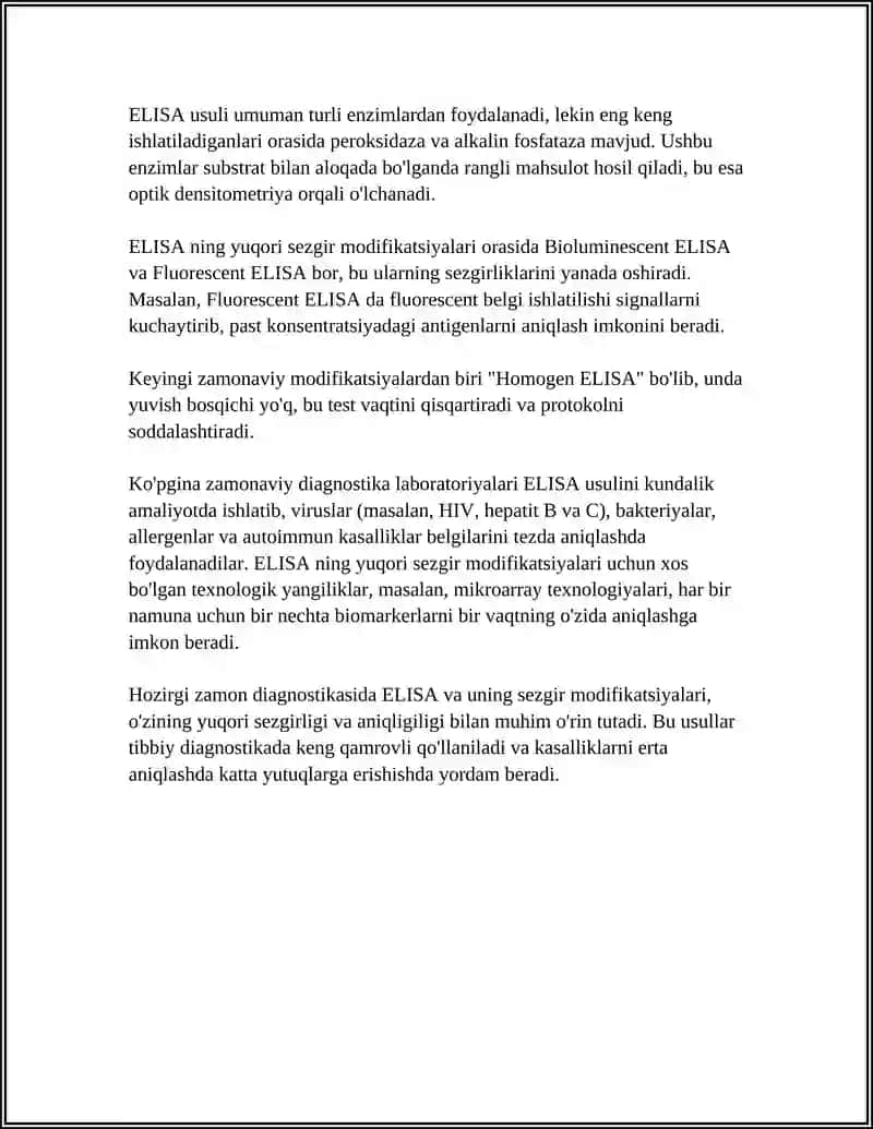 HOZIRGI ZAMON DIAGNOSTIKASINING ENG SEZGIR IMMUNOLOGIK USULLARI 4