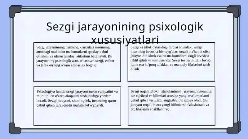 Sezgi va idrokning psixologik mohiyati 4
