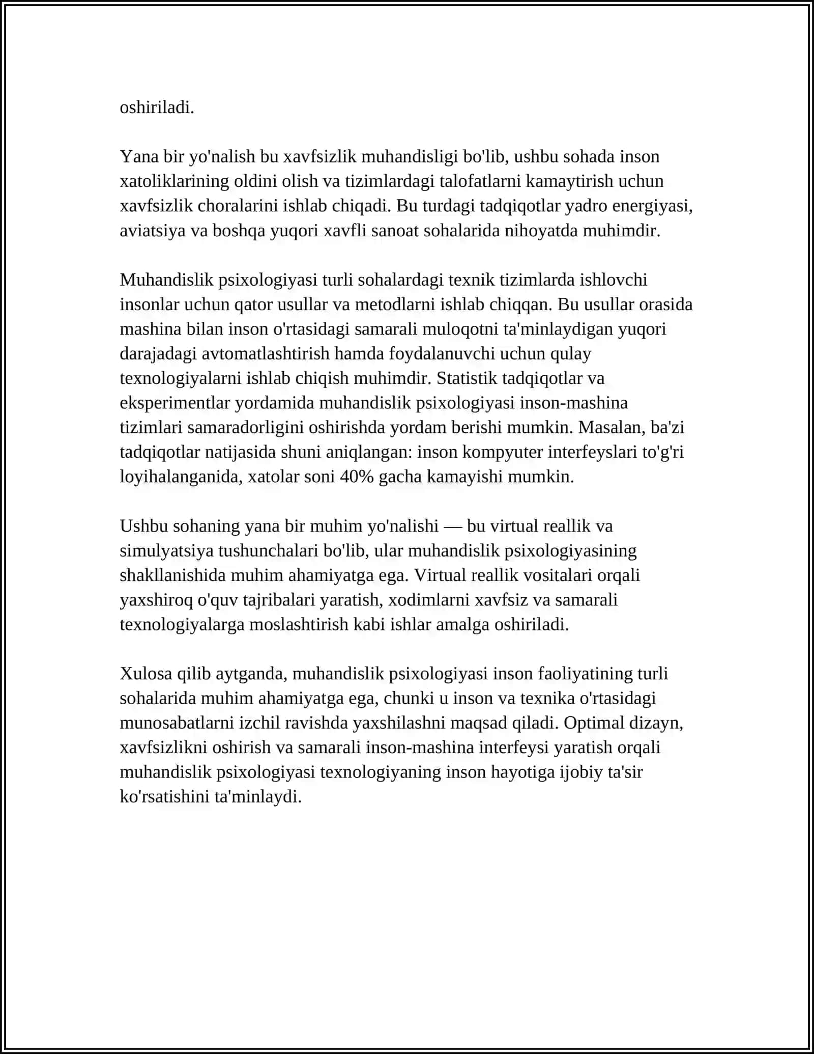 MUHANDISLIK PSIXOLOGIYASI 4