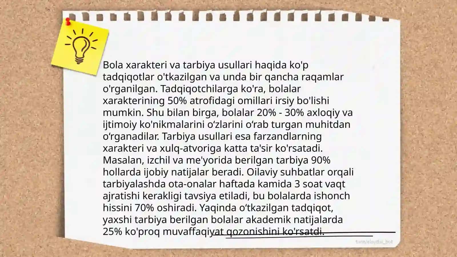 Tarbiya jarayonida bola shaxsi 4