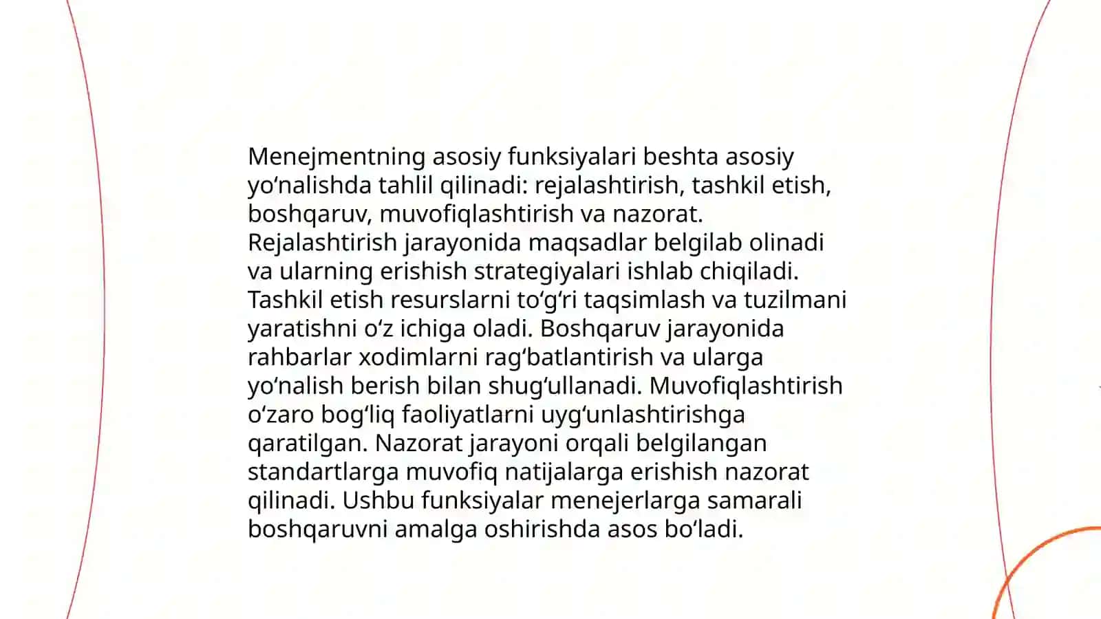 Menejmentning odati va menejmentning nufuzi 4