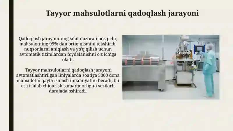Tolali mahsulotlarni toylash jarayoni 4