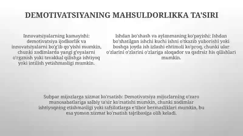 Ish Motivatsiyasi 4