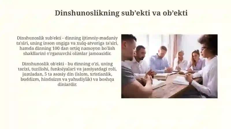 Dinshunoslikning shakllanishi 4