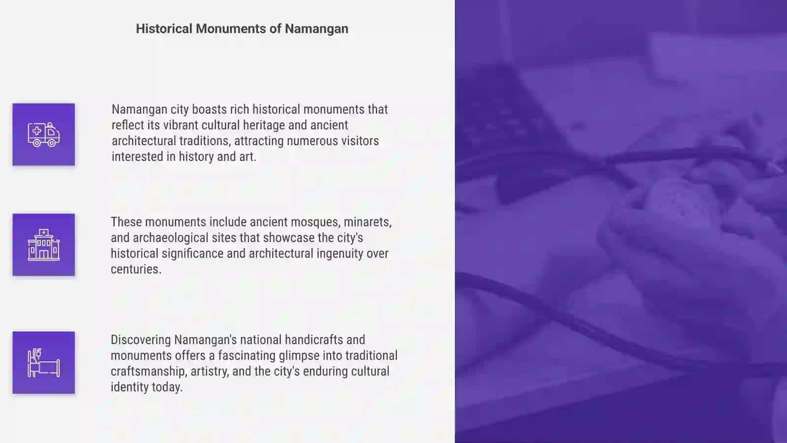 Historical monuments and National handicrafts of Namangan city 4