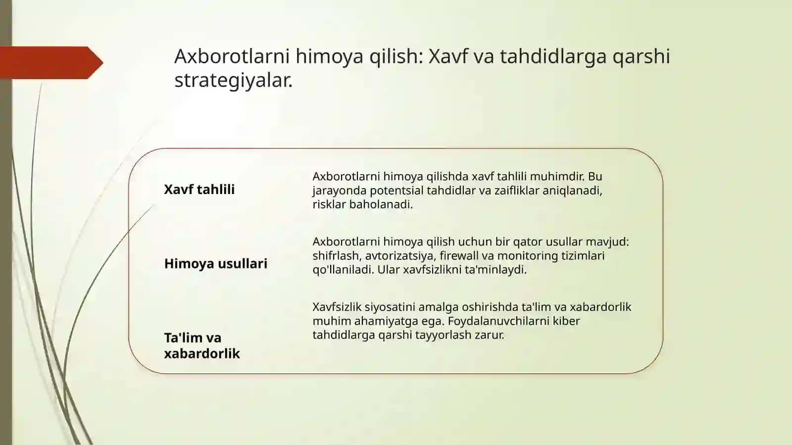 Axborot xavfsizligi asoslari 4