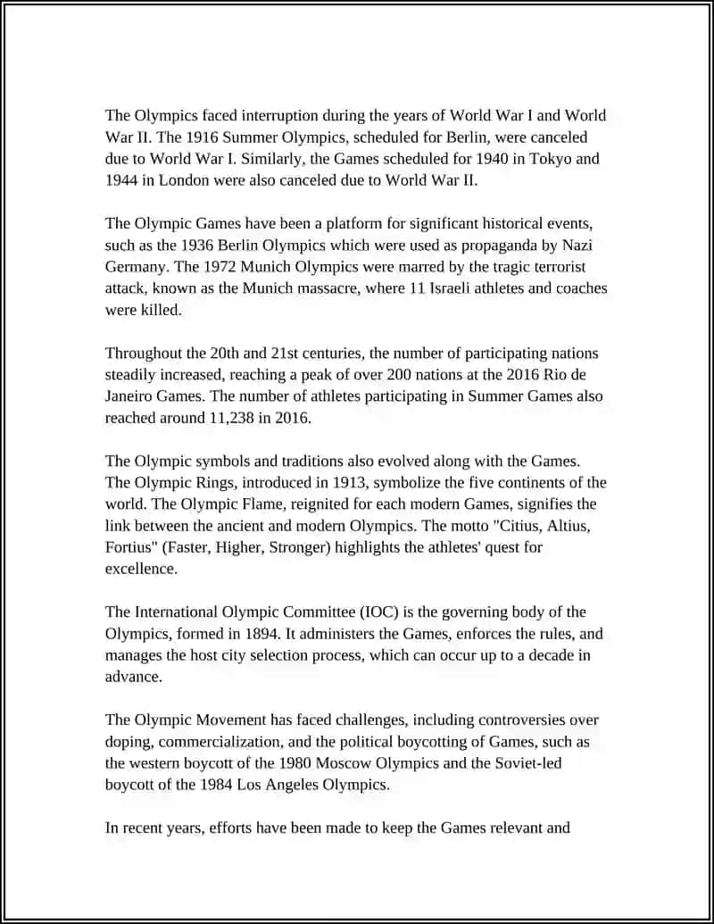 History of the Olympic Games 4