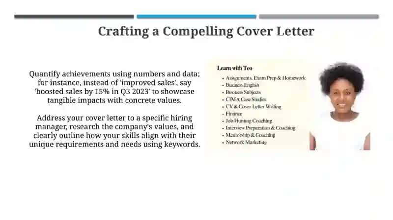 Preparing for Job Interviews and CV Writing in English 4