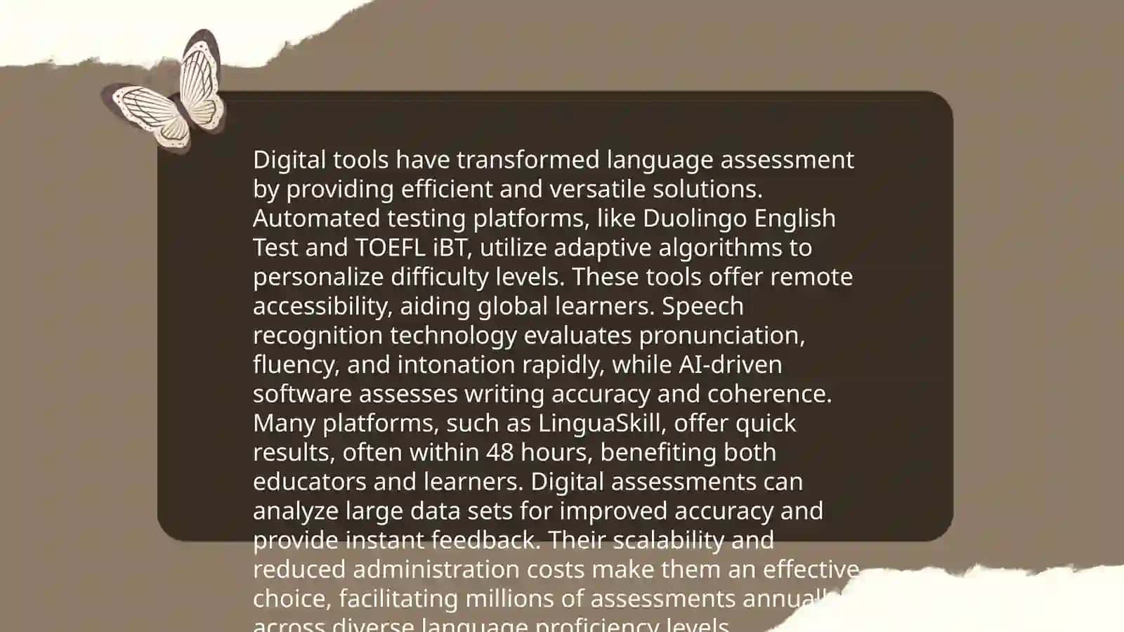 Application of information and communication technologies in English language teaching and assessment 4