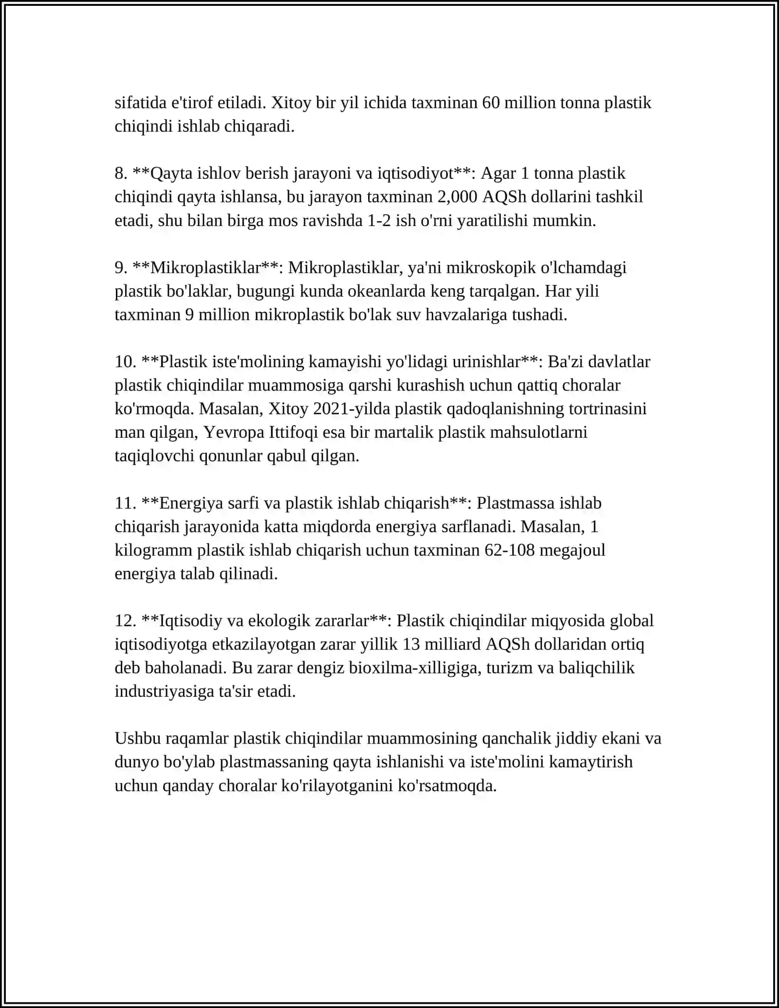 DUNYO OKEANLARINING IFLOSLANISH MUAMMOLARI 4