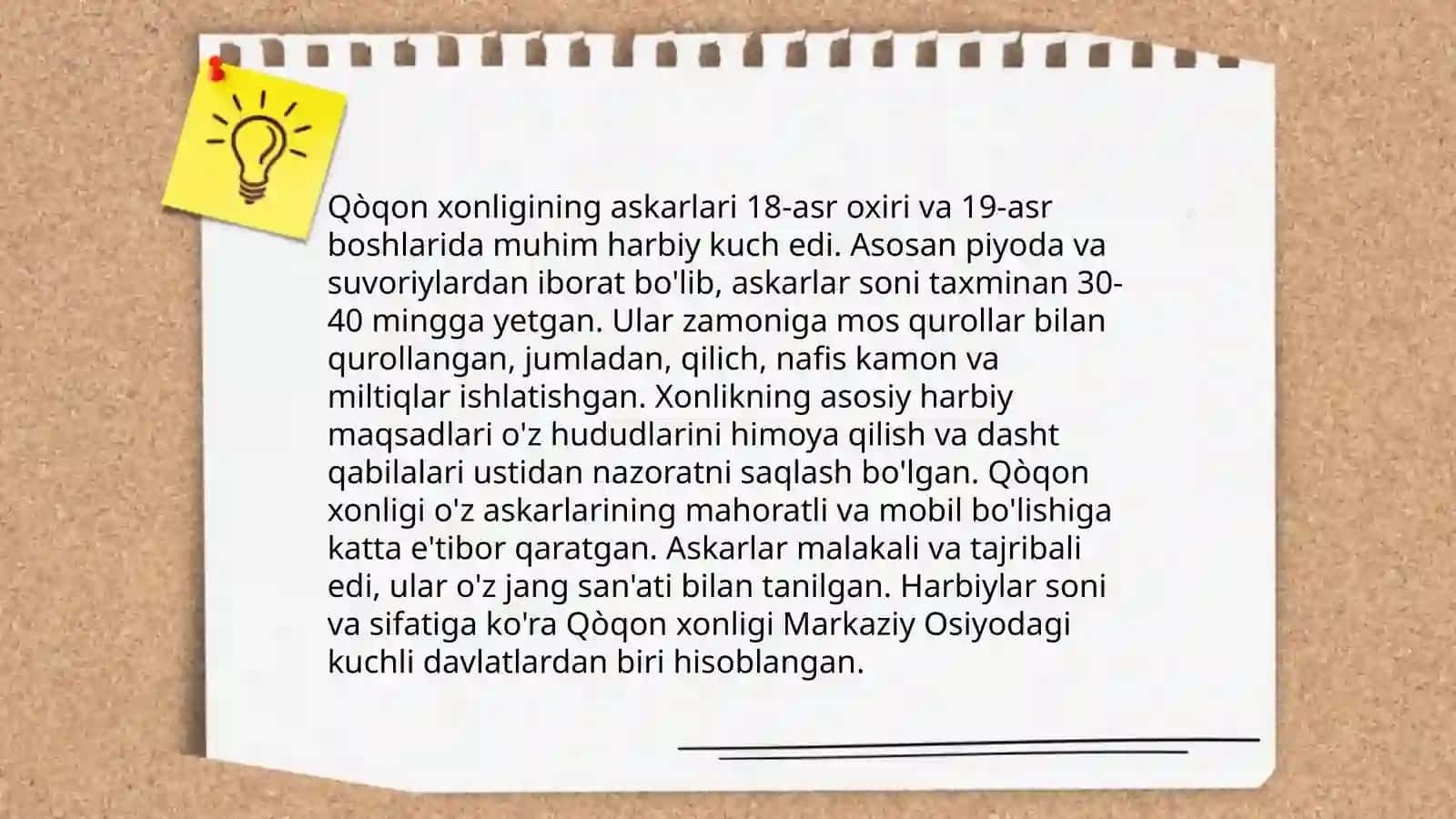Qòqon xonligida harbiy ishlar 4