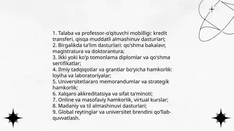 Talimning xalqarolashuvi va glaballashuvi 4