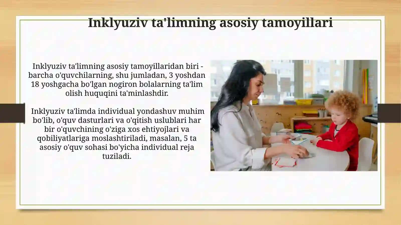 Inkilyuziv talimning tibbiy pedagogik ijtimoiy modeli 4