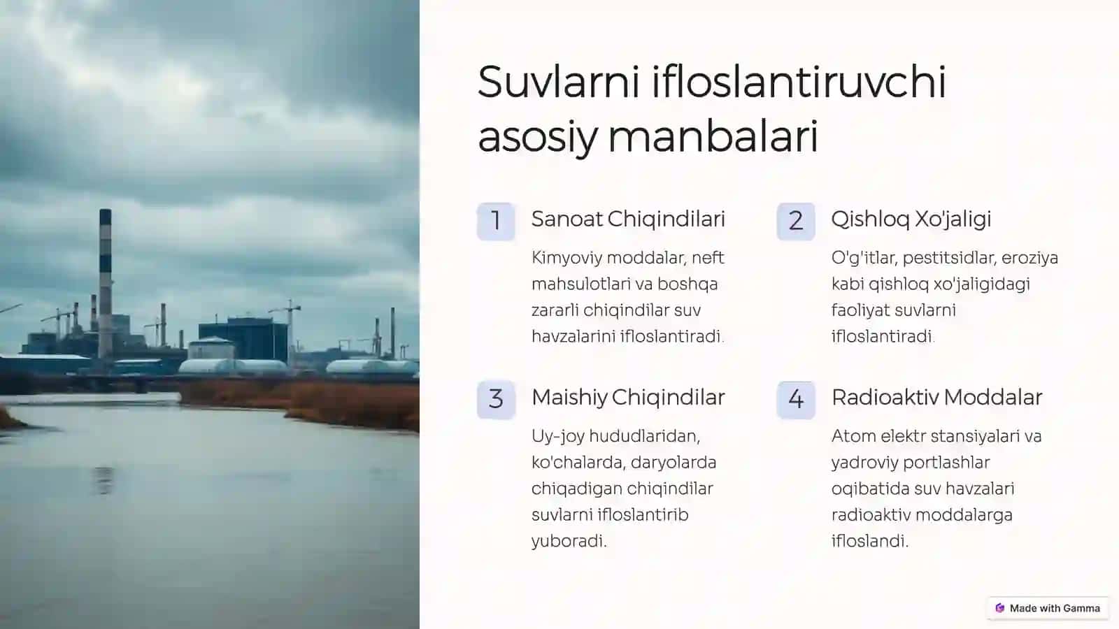 Dunyo suvlari va ularni muhofaza qilish 4
